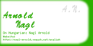arnold nagl business card